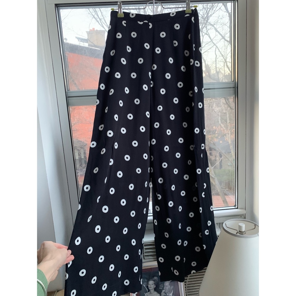 L.K. Bennet wide leg flowy trousers